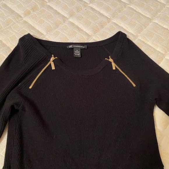 INC Concepts Black Sweater Dress - Picture 3 of 6